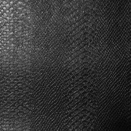 Кожа искусственная Рептилия - Питон 4 (Kroco) черный - Материал Рептилия (Кожа искусственная)
