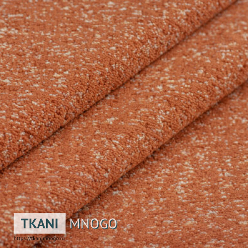 Фото фактуры велюра “58” (однотонный оранжевый)