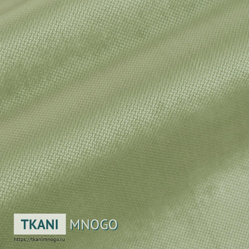 Фото ткани велюра “AMG-11” (однотонный зеленый)