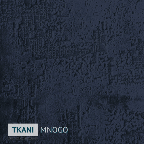 Фото обивки велюра “17” (узор синий)