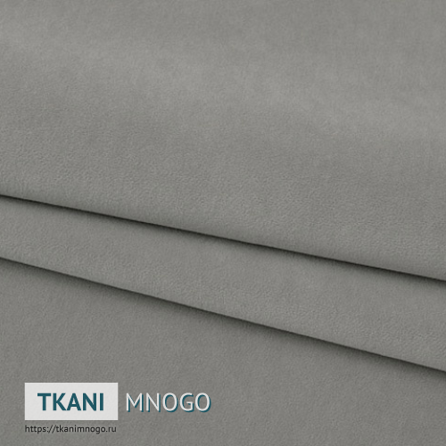 Фото внешнего вида велюра “22” (однотонный серый)