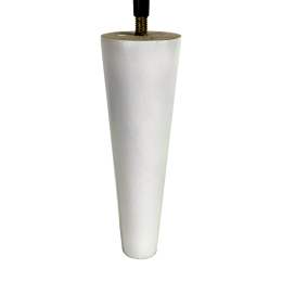 Белые деревянные конические опоры Н 100 - опора для дивана, для кровати, для кресла - Опоры мебельные деревянные