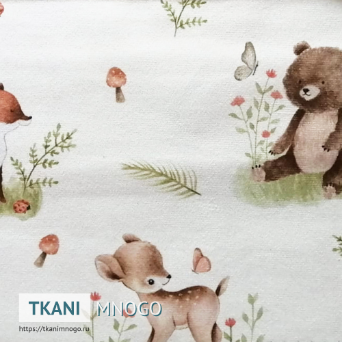 Фото рисунка микровелюра “s40-15” детские.