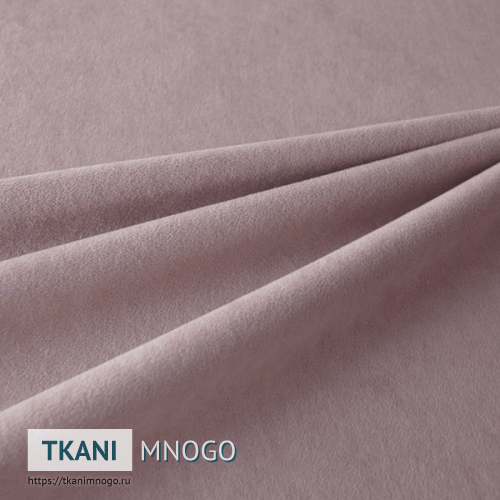Фото ткани велюра “Milan 5” (однотонный розовый, серый)