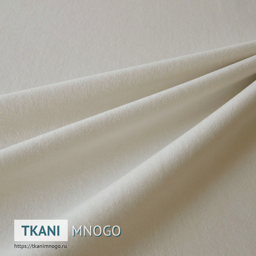 Фото фактуры велюра “Milan 1” (однотонный бежевый)