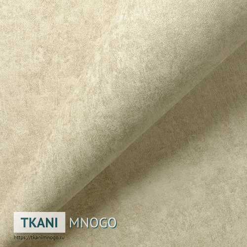 Фото ткани Loft-2 - белый однотонный. Производитель Китай. Замша крупным планом.